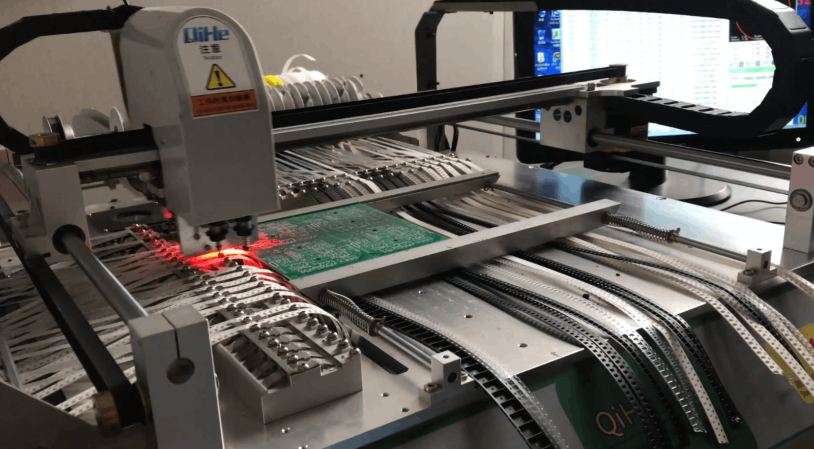 machine creating boards